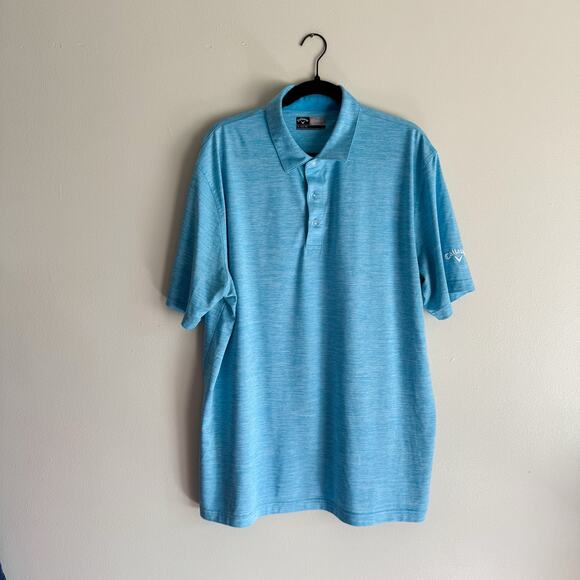 Callaway Blue Short Sleeve Opti-Dri Golf Polo - XL - Picture 1 of 6